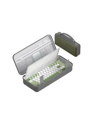 Keyboard Bag Hard Shell Portable Travel Carrying Case, 68/87 Keys EVA 900D Oxford Cloth Storage Case Electronic Organizer Shockproof Waterproof (Green, 68 Key) Keyboard Bag Hard Shell Portable Travel Carrying Case, 68/87 Keys EVA 900D Oxford Cloth Storage Case Electronic Organizer Shockproof Waterproof (Green, 68 Key)