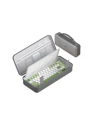 Keyboard Bag Hard Shell Portable Travel Carrying Case, 68/87 Keys EVA 900D Oxford Cloth Storage Case Electronic Organizer Shockproof Waterproof (Grey, 68 Key) Keyboard Bag Hard Shell Portable Travel Carrying Case, 68/87 Keys EVA 900D Oxford Cloth Storage Case Electronic Organizer Shockproof Waterproof (Grey, 68 Key)