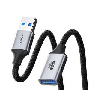 USB Extension Cable, USB Extender, Braided 10Gbps USB 3.2 Type A Male to Female Cord Compatible with Webcam, Keyboard, Mouse, PlayStation, Xbox, Flash Drive, Printer, Camera (1.6FT) USB Extension Cable, USB Extender, Braided 10Gbps USB 3.2 Type A Male to Female Cord Compatible with Webcam, Keyboard, Mouse, PlayStation, Xbox, Flash Drive, Printer, Camera (1.6FT)