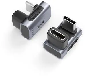 240W 40Gbps 8K USB C Adapter, 2 Pack USB-C Male to Female Adapter, USB4 Connecter for Thunderbolt 4/3, ROG Ally, Steam Deck, Switch, Dock, Mac, Tablet, iPhone 16 15 Pro Max (180 Degree) 240W 40Gbps 8K USB C Adapter, 2 Pack USB-C Male to Female Adapter, USB4 Connecter for Thunderbolt 4/3, ROG Ally, Steam Deck, Switch, Dock, Mac, Tablet, iPhone 16 15 Pro Max (180 Degree)