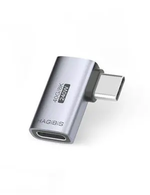 240W 40Gbps 8K USB C Adapter, USB-C Male to Female Adapter, USB4 Connecter for Thunderbolt 4/3, ROG Ally, Steam Deck, Switch, Dock, Mac, Tablet, iPhone 16 15 Pro Max (Side L Type) 240W 40Gbps 8K USB C Adapter, USB-C Male to Female Adapter, USB4 Connecter for Thunderbolt 4/3, ROG Ally, Steam Deck, Switch, Dock, Mac, Tablet, iPhone 16 15 Pro Max (Side L Type)