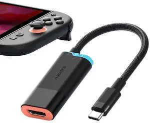 Switch 2 Dock, USB C Male to HDMI Cable with 4K@60Hz HDMI, 100W PD, Portable Travel TV Dock Type-C to HDMI Adapter for Laptop, Tablet, Switch, SteamDeck, ROG Ally (Male to Female 4K@60Hz) Switch 2 Dock, USB C Male to HDMI Cable with 4K@60Hz HDMI, 100W PD, Portable Travel TV Dock Type-C to HDMI Adapter for Laptop, Tablet, Switch, SteamDeck, ROG Ally (Male to Female 4K@60Hz)