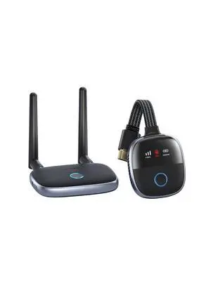 LED Display Wireless HDMI Transmitter & Receiver Extender Kits, 5.8G Bifrequency 164ft Wireless Display Dongle, Plug and Play for Laptop PC Netflix PS4/5 TV Projector Streaming LED Display Wireless HDMI Transmitter & Receiver Extender Kits, 5.8G Bifrequency 164ft Wireless Display Dongle, Plug and Play for Laptop PC Netflix PS4/5 TV Projector Streaming