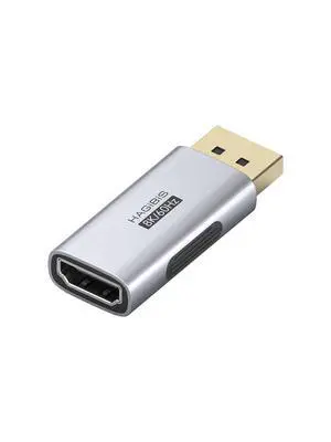 DisplayPort to HDMI Adapter, 8K@60Hz 4K@240Hz 2K@360Hz DP Male to HDMI Female Connector Converter for Laptop, PS5, XR/AR Glasses, Portable Monitor (ZJTN10) DisplayPort to HDMI Adapter, 8K@60Hz 4K@240Hz 2K@360Hz DP Male to HDMI Female Connector Converter for Laptop, PS5, XR/AR Glasses, Portable Monitor (ZJTN10)