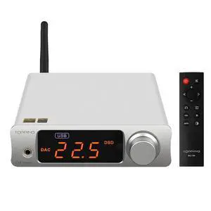DX3pro+ LDAC Headphone Amplifier - ES9038Q2M XU208 NFCA Bluetooth5.0 Audio Decoder USB/Opt/Coax DAC AMP Pre Amplifier with Remote Control (Sliver) DX3pro+ LDAC Headphone Amplifier - ES9038Q2M XU208 NFCA Bluetooth5.0 Audio Decoder USB/Opt/Coax DAC AMP Pre Amplifier with Remote Control (Sliver)