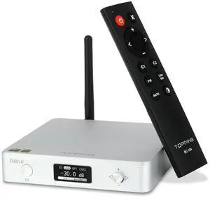 D50 III DAC Preamplifier - LDAC Bluetooth 5.1 Dual ES9039Q2M D/A Chips Supports DSD512 PCM768kHz,PEQ Adjustment and Remote Control (Silver) D50 III DAC Preamplifier - LDAC Bluetooth 5.1 Dual ES9039Q2M D/A Chips Supports DSD512 PCM768kHz,PEQ Adjustment and Remote Control (Silver)
