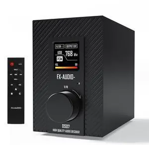 FX-Audio- DS07 DAC - ES9068AS XU216 Bluetooth 5.1 HiFi Full Balanced Decoder 32Bit/768kHz DSD512 Native MQA, with Remote Control FX-Audio- DS07 DAC - ES9068AS XU216 Bluetooth 5.1 HiFi Full Balanced Decoder 32Bit/768kHz DSD512 Native MQA, with Remote Control