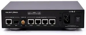 Gustard N18 pro HiFi Audio Network Switch - 1*SFP + 5*10/100/1000M Adaptive ethernet Interface + 1*10M BNC (Black) Gustard N18 pro HiFi Audio Network Switch - 1*SFP + 5*10/100/1000M Adaptive ethernet Interface + 1*10M BNC (Black)