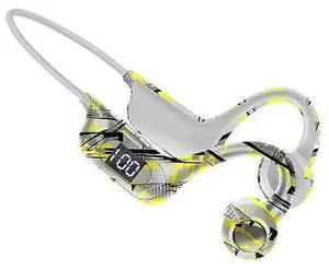 5.3 Bluetooth Bone Conduction Headphones, Open Ear Wireless with LED Display, IP56 Waterproof, 8H Playtime 5.3 Bluetooth Bone Conduction Headphones, Open Ear Wireless with LED Display, IP56 Waterproof, 8H Playtime