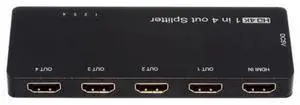 HUB HDMI Splitter 4K 60hz Ultra-HD Converter Compatible 2.0 Switch 1-IN-4-OUT 18Gbps UHD Hub Support HDCP SST Extended HUB HDMI Splitter 4K 60hz Ultra-HD Converter Compatible 2.0 Switch 1-IN-4-OUT 18Gbps UHD Hub Support HDCP SST Extended