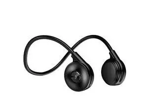 Bluetooth 5.3 Bone Conduction Headphones, IPX6 Waterproof, 30H Playback, Open-Ear Sport & Work (Black) Bluetooth 5.3 Bone Conduction Headphones, IPX6 Waterproof, 30H Playback, Open-Ear Sport & Work (Black)
