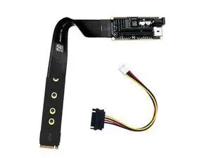 M.2 NGFF NVMe M-Key to PCI-E X1 X4 X8 X16 Cable Graphics Card Extension Adapter PCI-Express for M2 2260 2280 M.2 NGFF NVMe M-Key to PCI-E X1 X4 X8 X16 Cable Graphics Card Extension Adapter PCI-Express for M2 2260 2280