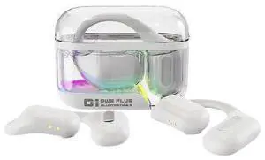 Bluetooth 5.3 Open-Ear Headphones, 18H Playtime Noise Cancelling, Sweatproof for Running/Fitness (White) Bluetooth 5.3 Open-Ear Headphones, 18H Playtime Noise Cancelling, Sweatproof for Running/Fitness (White)