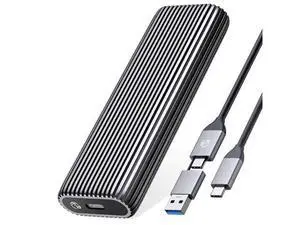M.2 NVMe SSD Enclosure Aluminum Tool-Free Adapter, 10Gbps USB3.2 USB-C M2 Reader for M.2 PCIe NVMe M-Key 2230/2242/2260/2280 SSD, Thunderbolt 3 Compatible, External Case Support UASP Trim-AM2G2 M.2 NVMe SSD Enclosure Aluminum Tool-Free Adapter, 10Gbps USB3.2 USB-C M2 Reader for M.2 PCIe NVMe M-Key 2230/2242/2260/2280 SSD, Thunderbolt 3 Compatible, External Case Support UASP Trim-AM2G2