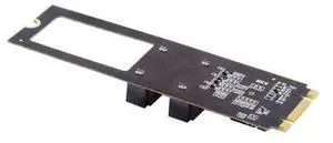 NGFF Key B+M PCI Express to SATA 3.0 6Gbps Dual Ports Vertical Adapter Converter Hard Drive Extension Card JMB582 2280 NGFF Key B+M PCI Express to SATA 3.0 6Gbps Dual Ports Vertical Adapter Converter Hard Drive Extension Card JMB582 2280