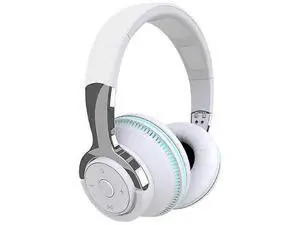 H2 LED Light Up Bluetooth Headphones Over Ear, Hi-Fi Stereo, Foldable, 50H Battery, White H2 LED Light Up Bluetooth Headphones Over Ear, Hi-Fi Stereo, Foldable, 50H Battery, White