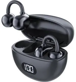 Open Ear Bluetooth 5.4 Headphones, IPX7 Waterproof, 18H Playback, HiFi Sound for Running & Sports (Black) Open Ear Bluetooth 5.4 Headphones, IPX7 Waterproof, 18H Playback, HiFi Sound for Running & Sports (Black)