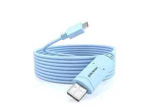 OIKWAN USB to Micro USB Console Cable with FTDI Chipset, RS232 Serial Port Adapter for Cisco Routers/Switches, PLC, Industrial Control Devices, Compatible with Windows/Mac/Linux (6ft/1.8m) OIKWAN USB to Micro USB Console Cable with FTDI Chipset, RS232 Serial Port Adapter for Cisco Routers/Switches, PLC, Industrial Control Devices, Compatible with Windows/Mac/Linux (6ft/1.8m)