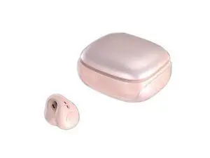 Pink Bone Conduction Headphones, Bluetooth 5.3, Open Ear Design, Sweatproof for Running Pink Bone Conduction Headphones, Bluetooth 5.3, Open Ear Design, Sweatproof for Running