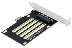 PCI-E 4.0 X1 Lane to U.2 U.3 Kit SFF-8639 Host Adapter for Motherboard PM1735 NVMe PCIe SSD PCI-E 4.0 X1 Lane to U.2 U.3 Kit SFF-8639 Host Adapter for Motherboard PM1735 NVMe PCIe SSD