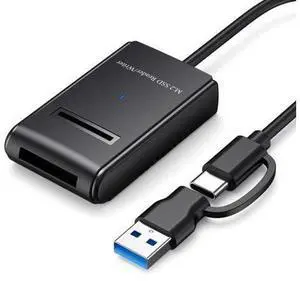 USB 3.0 USB-C Type-C Type-A to NVME M-Key M.2 NGFF SATA SSD Docking Horizontal External Cable Enclosure RTL9210B Chipset USB 3.0 USB-C Type-C Type-A to NVME M-Key M.2 NGFF SATA SSD Docking Horizontal External Cable Enclosure RTL9210B Chipset