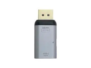 USB-C Type C Female Source to Displayport DP Sink HDTV & PD Power Adapter 4K 60hz 1080p for Phone & Laptop USB-C Type C Female Source to Displayport DP Sink HDTV & PD Power Adapter 4K 60hz 1080p for Phone & Laptop
