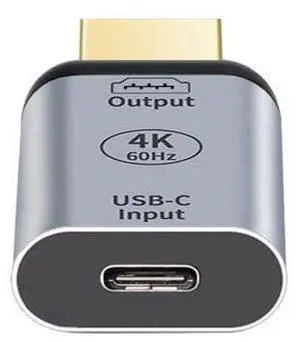 USB-C Type-C Input Female Source to HDMI Male Displays Sink HDTV Adapter 4K 60hz 1080p for Tablet Phone Laptop USB-C Type-C Input Female Source to HDMI Male Displays Sink HDTV Adapter 4K 60hz 1080p for Tablet Phone Laptop