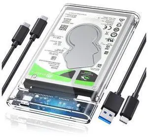 2.5'' Hard Drive Enclosure Type-C USB 3.1 Gen2 to SATA 6Gbps Computer External HDD Enclosure for 7 9.5mm HDD SSD Support UASP Compatible with MacOS Windows -2139C3-G2 2.5'' Hard Drive Enclosure Type-C USB 3.1 Gen2 to SATA 6Gbps Computer External HDD Enclosure for 7 9.5mm HDD SSD Support UASP Compatible with MacOS Windows -2139C3-G2