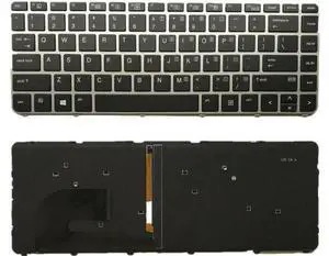 New Backlit Keyboard for HP EliteBook 840 G3 840 G4 745 G3 745 G4 848 G3, P/N 901042-001 903008-001 836308-001 6037B0126901 Silver Frame US Layout Laptop Keyboard (not with Pointer) New Backlit Keyboard for HP EliteBook 840 G3 840 G4 745 G3 745 G4 848 G3, P/N 901042-001 903008-001 836308-001 6037B0126901 Silver Frame US Layout Laptop Keyboard (not with Pointer)