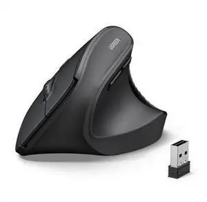 Ergonomic Mouse, Wireless Bluetooth Vertical Mouse, Dual-Mode (BT 5.4 & USB 2.4G), Quiet Clicks, 4 Adjustable DPI (1000/1600/2000/4000), Compatible with Windows/Mac/Linux/Android/ChromeOS Ergonomic Mouse, Wireless Bluetooth Vertical Mouse, Dual-Mode (BT 5.4 & USB 2.4G), Quiet Clicks, 4 Adjustable DPI (1000/1600/2000/4000), Compatible with Windows/Mac/Linux/Android/ChromeOS
