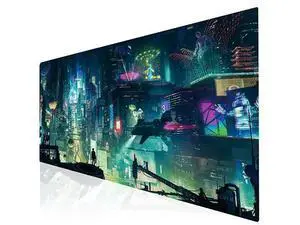 Extended Gaming Mouse Pad, Portable Mat for Keyboard & Mouse with Stitched Edges + Non-Slip Rubber Base (90x40 Green city005) Extended Gaming Mouse Pad, Portable Mat for Keyboard & Mouse with Stitched Edges + Non-Slip Rubber Base (90x40 Green city005)