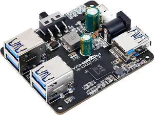 4 Port USB 3.0 Hub for Raspberry Pi Jetson Nano ROS Robot, Compatible with USB 3.0/2.0/1.1 Driver-Free Plug&Play, Onboard External USB-A5V (Micro-USB)9~24V Power Port, for High-Power Device 4 Port USB 3.0 Hub for Raspberry Pi Jetson Nano ROS Robot, Compatible with USB 3.0/2.0/1.1 Driver-Free Plug&Play, Onboard External USB-A5V (Micro-USB)9~24V Power Port, for High-Power Device