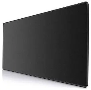 Large Gaming Mouse Pad with Stitched Edges Extended Mousepad with Superior MicroWeave Cloth NonSlip Base Water Resist Keyboard Pad Desk Pad for Gamer Office Home 354 x 157 in Black Large Gaming Mouse Pad with Stitched Edges Extended Mousepad with Superior MicroWeave Cloth NonSlip Base Water Resist Keyboard Pad Desk Pad for Gamer Office Home 354 x 157 in Black