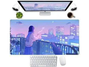 Purple Anime Kawaii Desk Mat Mousepad Cute Cat XXL Large Gaming Japanese Girly Aesthetic Mouse Pad Tokyo Street Desk Mat 31.5x15.75 in Girl Gamer Desktop Mat Computer Laptop Keyboard Mouse Mat Purple Anime Kawaii Desk Mat Mousepad Cute Cat XXL Large Gaming Japanese Girly Aesthetic Mouse Pad Tokyo Street Desk Mat 31.5x15.75 in Girl Gamer Desktop Mat Computer Laptop Keyboard Mouse Mat