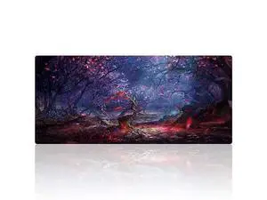 XXL Professional Large Mouse Pad Computer Game Mouse Mat 354x157x01IN 90x40 Forest XXL Professional Large Mouse Pad Computer Game Mouse Mat 354x157x01IN 90x40 Forest