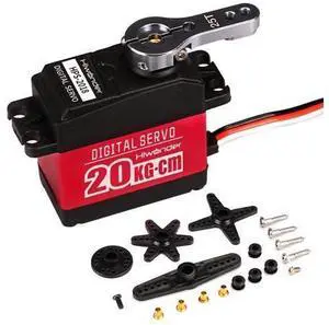 20KG High Torque Digital Servo Motor Full Metal Gear, Metal Case Waterproof for RC Mode DIY,Control Angle 180° 20KG High Torque Digital Servo Motor Full Metal Gear, Metal Case Waterproof for RC Mode DIY,Control Angle 180°