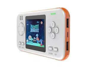 416 Pocket Console Portable Color Screen 8000mAh Rechargeable Game Machine White Orange (White Orange) 416 Pocket Console Portable Color Screen 8000mAh Rechargeable Game Machine White Orange (White Orange)