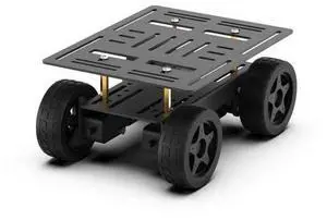 4WD Smart Chassis Car Kit with Aluminum Alloy Chassis, TT Motor, 66mm Wheels, Robotic Moving Platform (Black, Unassembled) 4WD Smart Chassis Car Kit with Aluminum Alloy Chassis, TT Motor, 66mm Wheels, Robotic Moving Platform (Black, Unassembled)