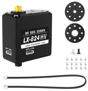 LX-824HV 17KG Torque 11.1V High Voltage with 3 connectors Bus Servo, Support Temperature, Voltage, Position Feedback (Control Angle 240°) LX-824HV 17KG Torque 11.1V High Voltage with 3 connectors Bus Servo, Support Temperature, Voltage, Position Feedback (Control Angle 240°)