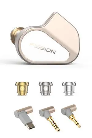 FISSION In-Ear HiFi Earphones, DMT5 1DD IEM with 4-Level Adjustable Filter | Audiophile In-Ear Monitors with 3 Tuning Nozzles, 12 Customizable Sounds, CNC Alloy Shell, Custom Tuning via App, 2 pin FISSION In-Ear HiFi Earphones, DMT5 1DD IEM with 4-Level Adjustable Filter | Audiophile In-Ear Monitors with 3 Tuning Nozzles, 12 Customizable Sounds, CNC Alloy Shell, Custom Tuning via App, 2 pin