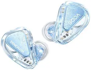 SODA 1DD+4BA Hybrid In-Ear Monitor 3-Way Frequency Division Wired Earphone | Audiophile IEM with New Silk System & Pure Armature Driver, High Transduction Efficiency, Detachable 3.5/4.4mm SODA 1DD+4BA Hybrid In-Ear Monitor 3-Way Frequency Division Wired Earphone | Audiophile IEM with New Silk System & Pure Armature Driver, High Transduction Efficiency, Detachable 3.5/4.4mm