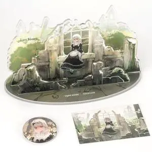 Origin Asano Tanch Limited Version Lost Manor Accessories-Standing Figure + Badge + Postcard-Gift Set Origin Asano Tanch Limited Version Lost Manor Accessories-Standing Figure + Badge + Postcard-Gift Set