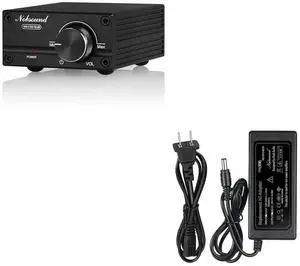 100W Mini Subwoofer Amplifier with DC 19V 4.74A Power Supply Bundle, Digital Sub Amp with Adapter for Passive Subwoofer Home Audio System 100W Mini Subwoofer Amplifier with DC 19V 4.74A Power Supply Bundle, Digital Sub Amp with Adapter for Passive Subwoofer Home Audio System