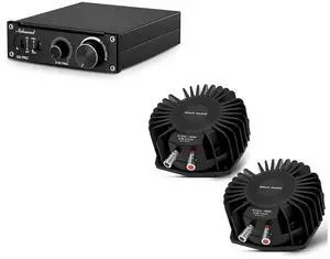 G2 PRO Mono Amplifier + BS-1 Bass Shaker Bundle: 300W Sub Amp & Tactile Transducer for Deep Home Theater & Gaming Immersion G2 PRO Mono Amplifier + BS-1 Bass Shaker Bundle: 300W Sub Amp & Tactile Transducer for Deep Home Theater & Gaming Immersion