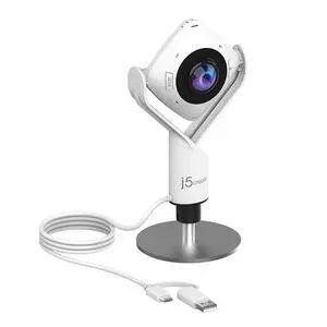 360 Degree All Around Webcam - 1080P HD Video Camera with High Fidelity Microphone, USB-C | for Video Conferencing, Online Classes (JVCU360) 360 Degree All Around Webcam - 1080P HD Video Camera with High Fidelity Microphone, USB-C | for Video Conferencing, Online Classes (JVCU360)