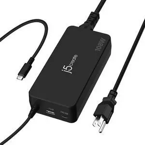 108W USB Type C PD Super Charger for MacBook Pro, Chromebook, Laptop, Notebook, Tablet, Android, iPhone, iPad Pro, Smart Phone (JUP34108) 108W USB Type C PD Super Charger for MacBook Pro, Chromebook, Laptop, Notebook, Tablet, Android, iPhone, iPad Pro, Smart Phone (JUP34108)