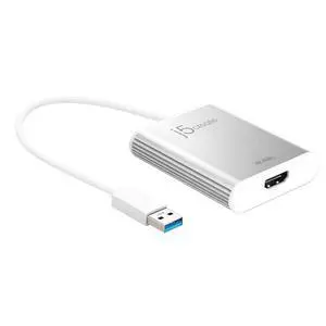 USB 3.0 to 4K HDMI Display Adapter USB 3.0 Male Type-A Connector | HDMI Female Connector | 4K UHD | Resolution Up to 3840 x 2160 @ 30 Hz | Aluminum Housing (JUA354) USB 3.0 to 4K HDMI Display Adapter USB 3.0 Male Type-A Connector | HDMI Female Connector | 4K UHD | Resolution Up to 3840 x 2160 @ 30 Hz | Aluminum Housing (JUA354)