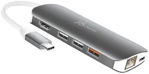 USB C Hub Adapter Multi-Monitor 10-in-1 Port Docking Station 4K HDMI, VGA, Ethernet, USB 3.0, MicroSD, SD, USB-C 3.1 + Power Delivery | for PC, Laptop, Tablet, Display Connection USB C Hub Adapter Multi-Monitor 10-in-1 Port Docking Station 4K HDMI, VGA, Ethernet, USB 3.0, MicroSD, SD, USB-C 3.1 + Power Delivery | for PC, Laptop, Tablet, Display Connection
