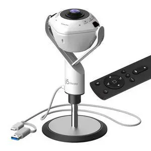 360 All Around AI-Powered Conference Room Camera with Speakerphone, Smart-Tracking, Auto-Framing, Include a Remote Control (JVU368) 360 All Around AI-Powered Conference Room Camera with Speakerphone, Smart-Tracking, Auto-Framing, Include a Remote Control (JVU368)