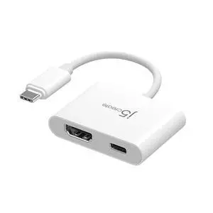 2-in-1 USB-C to 4K HDMI Adapter with PD Charging Port, Supports 4K UHD Video, Charge While Displaying, Compatible with MacBook, iPad, Smartphone, Laptop, Steam Deck (JCA152) 2-in-1 USB-C to 4K HDMI Adapter with PD Charging Port, Supports 4K UHD Video, Charge While Displaying, Compatible with MacBook, iPad, Smartphone, Laptop, Steam Deck (JCA152)